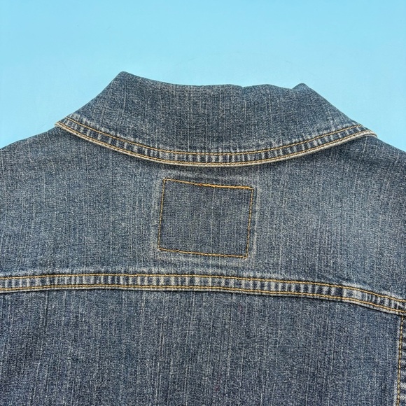 Levi Strauss Women’s Denim Jean Medium Blue Jacket Size XL - Picture 6 of 12